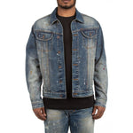 Men AKOO Run Alone Denim Jacket