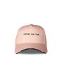 MEN KING APPAREL EARLHAM CURVED PEAK BLUSH PINK HAT