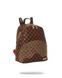 UNISEX SPRAYGROUND LIMITED EDITION SHARKS IN PARIS POLARIS SAVAGE MINI BACKPACK BROWN