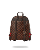 UNISEX SPRAYGROUND LIMITED EDITION SHARKS IN PARIS POLARIS SAVAGE MINI BACKPACK BROWN