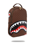 UNISEX SPRAYGROUND LIMITED EDITION MONEY CHECKERED OG DLXSV BACKPACK BROWN