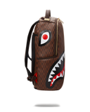 UNISEX SPRAYGROUND LIMITED EDITION MONEY CHECKERED OG DLXSV BACKPACK BROWN