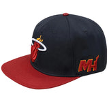 Men PRO STANDARD Miami Heat Retro Classic Primary Logo Snapback