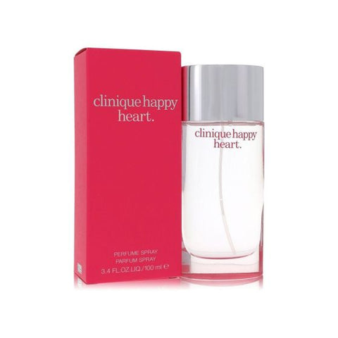 WOMEN CLINIQUE HAPPY HEART PERFUME SPRAY 3.4 OZ