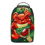 UNISEX SPRAYGROUND LIMITED EDITION DIABLO BUSTIN OUT DLXR BACKPACK GREEN/RED