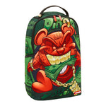 UNISEX SPRAYGROUND LIMITED EDITION DIABLO BUSTIN OUT DLXR BACKPACK GREEN/RED