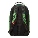 UNISEX SPRAYGROUND LIMITED EDITION DIABLO BUSTIN OUT DLXR BACKPACK GREEN/RED