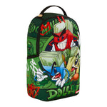 UNISEX SPRAYGROUND LIMITED EDITION MONEY BOYZ DOLLAZ DLXR BACKPACK GREEN
