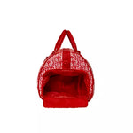 Unisex SPRAYGROUND Tri Split Red Duffle Bag