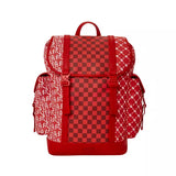 Unisex SPRAYGROUND Tri Split Red Monte Carlo Bookbag