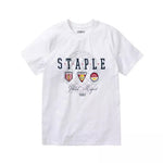 MEN STAPLE MULBERRY PATCH WHITE T-SHIRT