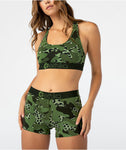 Women Ethika Camo Leopard Sport Bra