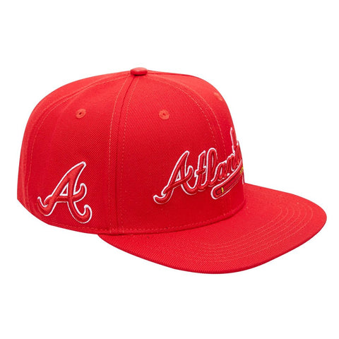 Men PRO STANDARD Atlanta Braves Logo Snapback