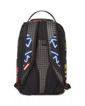 UNISEX SPRAYGROUND LIMITED EDITION NEON SHUJUKI BOOKBAG BLACK