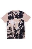 Men A.TIZIANO Nolan Short Sleeve Graphic Print V-Neck Tee