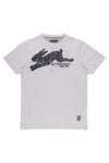 Men A.TIZIANO Stephen Short Sleeve Graphic Print Crew Neck Tee