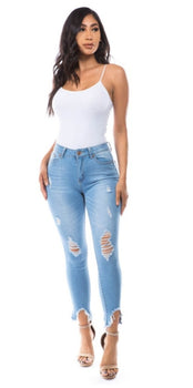 Women CYCLON Soft & Stretch Ripped Jean