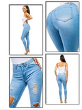 Women CYCLON Soft & Stretch Ripped Jean