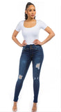Women CYCLON Soft & Stretch Ripped Jean