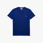 Men LACOSTE V-neck Pima Cotton Jersey T-shirt