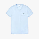 Men LACOSTE V-Neck Pima Cotton Jersey T-shirt