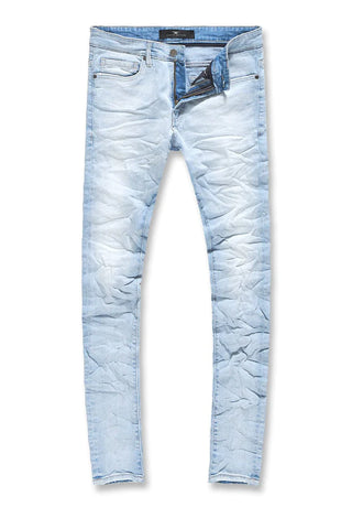 Men JORDAN CRAIG Ace Crinkled Denim Jean