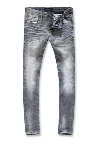 Men JORDAN CRAIG Marbled Denim Jean