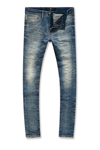 Men JORDAN CRAIG Ace Crinkled Denim Jean