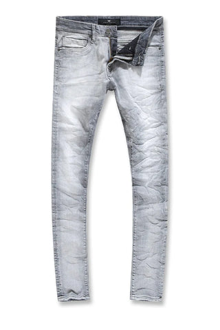 Men JORDAN CRAIG Ace Crinkled Denim Jean