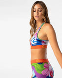 Women ETHIKA Flower Boyz Sports Bra