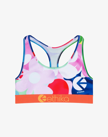 Women ETHIKA Flower Boyz Sports Bra