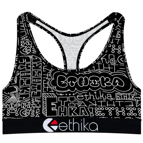 Women ETHIKA Black Book Sports Bra