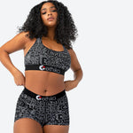 Women ETHIKA Black Book Shorts