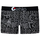 Women ETHIKA Black Book Shorts