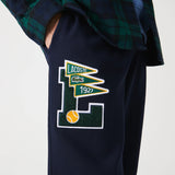 Men LACOSTE Pennants L Badge Fleece Tracksuit Pants