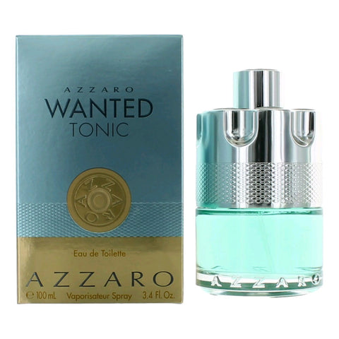 MEN AZZARO WANTED TONIC EAU DE TOILETTE 3.4 OZ