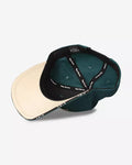 MEN KING APPAREL EARLHAM CURVED PEAK GREEN HAT