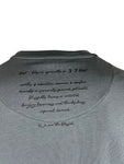 MEN BLESSED BITS CHARCOAL T-SHIRT