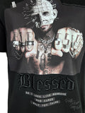 MEN BLESSED HELLRAISER LOVEMAKER BLACK T-SHIRT