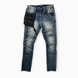 Men WOOLF Splatter Denim Pants