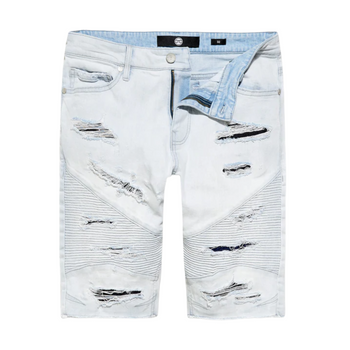 Men JORDAN CRAIG Richmond Moto Denim Shorts