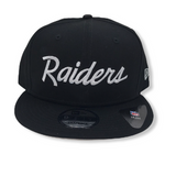 NEW ERA Oakland Raiders Script NFL 950 Basic Snapback