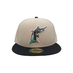 Men NEW ERA Florida Marlins 2 Tone 59Fifty Fitted Hat