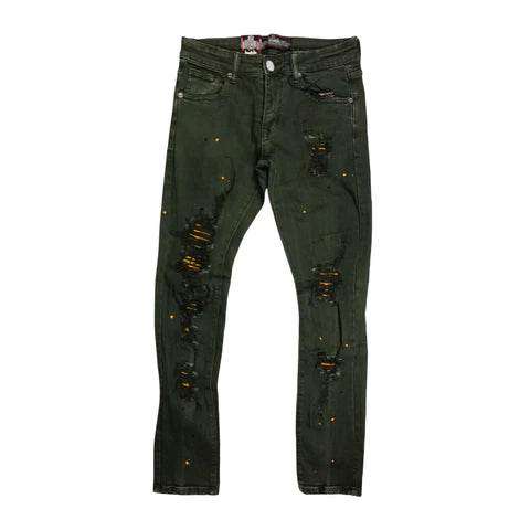 Men DENIMICITY Zombie Ripped Denim Jean