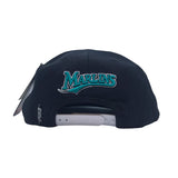 Men PRO STANDARD Florida Marlins Retro Classic Primary Logo Snapback