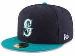 Men NEW ERA 5950 59Fifty MLB Seattle Mariners Fitted hat