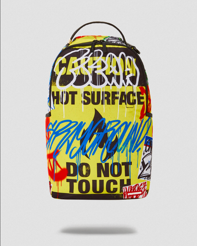 UNISEX SPRAYGROUND LIMITED EDITION PAY NO ATTENTION DLXR BOOKBAG MULTICOLORED