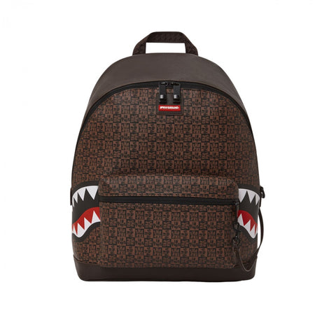 Unisex SPRAYGROUND Sharks In Paris Check Emporer Side Sharks Bookbag