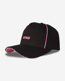 MEN KING APPAREL STEPNEY CURVED PEAK CAP BLACK