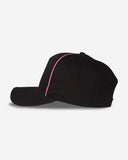 MEN KING APPAREL STEPNEY CURVED PEAK CAP BLACK